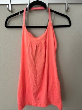 Rare Lululemon bright Coral Halter Tank Top